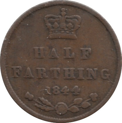 1844 HALF FARTHING ( FINE ) 1 - Half Farthing - Cambridgeshire Coins