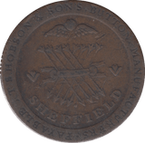 1813 PENNY TOKEN SHEFFIELD REF 331