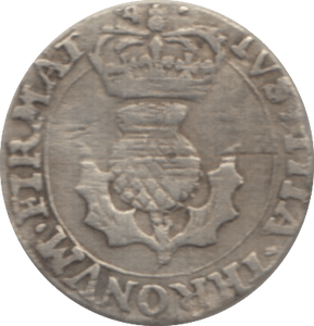 1625-1649 RARE SILVER SCOTTISH HAMMERED TWENTY PENCE CHARLES 1ST ( REF 126 )