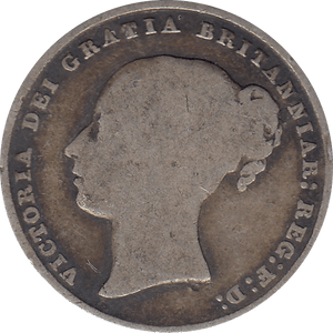 1844 SHILLING ( FAIR ) 4 - Shilling - Cambridgeshire Coins