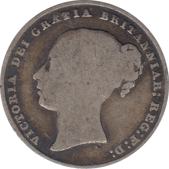1844 SHILLING ( FAIR ) 4 - Shilling - Cambridgeshire Coins
