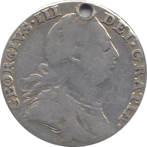 1787 SHILLING ( FAIR ) HOLED