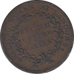 1812 PENNY TOKEN BRITISH COPPER COMPANY REF 326