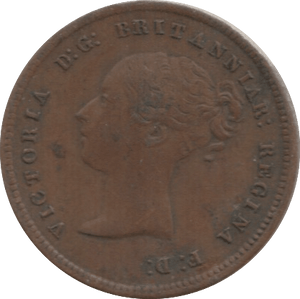 1844 HALF FARTHING ( GVF ) 3 - Half Farthing - Cambridgeshire Coins