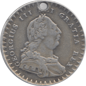 1812 SILVER TOKEN HOLED