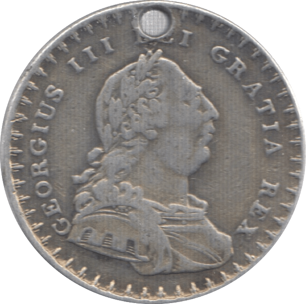 1812 SILVER TOKEN HOLED