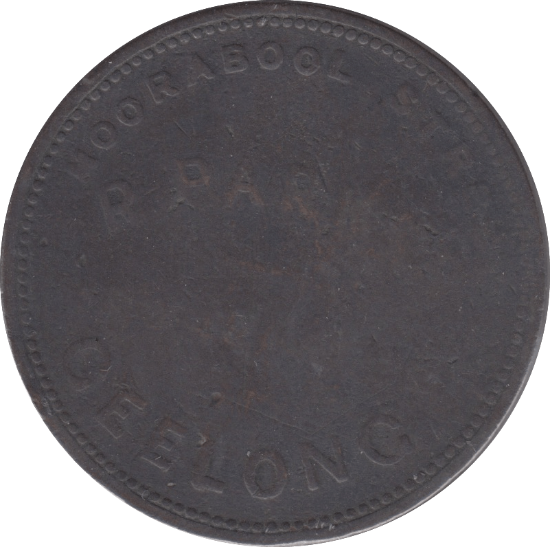 1850 ONE PENNY TOKEN CEELONG AUSTRALIA - Token - Cambridgeshire Coins