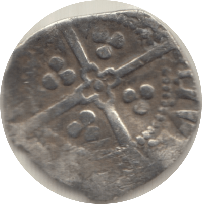 1547-1553 SILVER LONG CROSS HAMMERED PENNY EDWARD VI YORK MINT ( REF 122 )