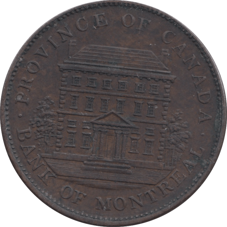 1842 PENNY TOKEN BANK OF MONTREAL REF 330 - Token - Cambridgeshire Coins