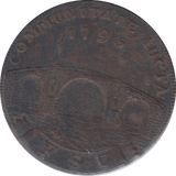 1795 HALFPENNY TOKEN COMMUNITATE AUCTA REF 320