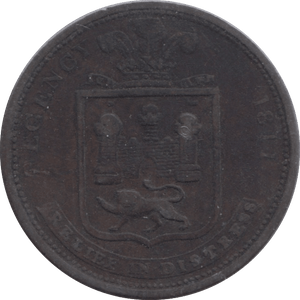 1811 HALFPENNY GOLDSMITHS NORWICH REF 307