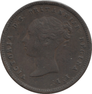 1844 HALF FARTHING ( GVF ) 1 - Half Farthing - Cambridgeshire Coins