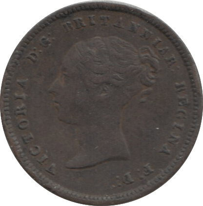 1844 HALF FARTHING ( GVF ) 1 - Half Farthing - Cambridgeshire Coins