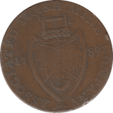 1789 HALFPENNY TOKEN IRISH MINE COMPANY REF 301