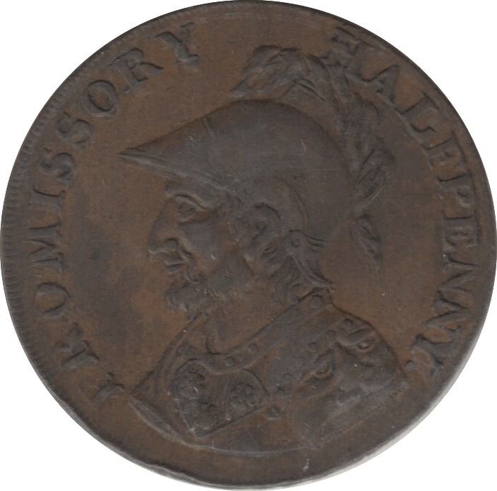 1794 HALFPENNY TOKEN PRO BONO PUBLICO REF 300