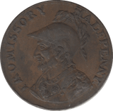 1794 HALFPENNY TOKEN PRO BONO PUBLICO REF 300
