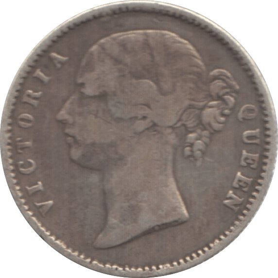 1840 SILVER HALF RUPEE INDIA - SILVER WORLD COINS - Cambridgeshire Coins