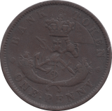 1850 PENNY TOKEN BANK OF UPPER CANADA REF 329 - Token - Cambridgeshire Coins