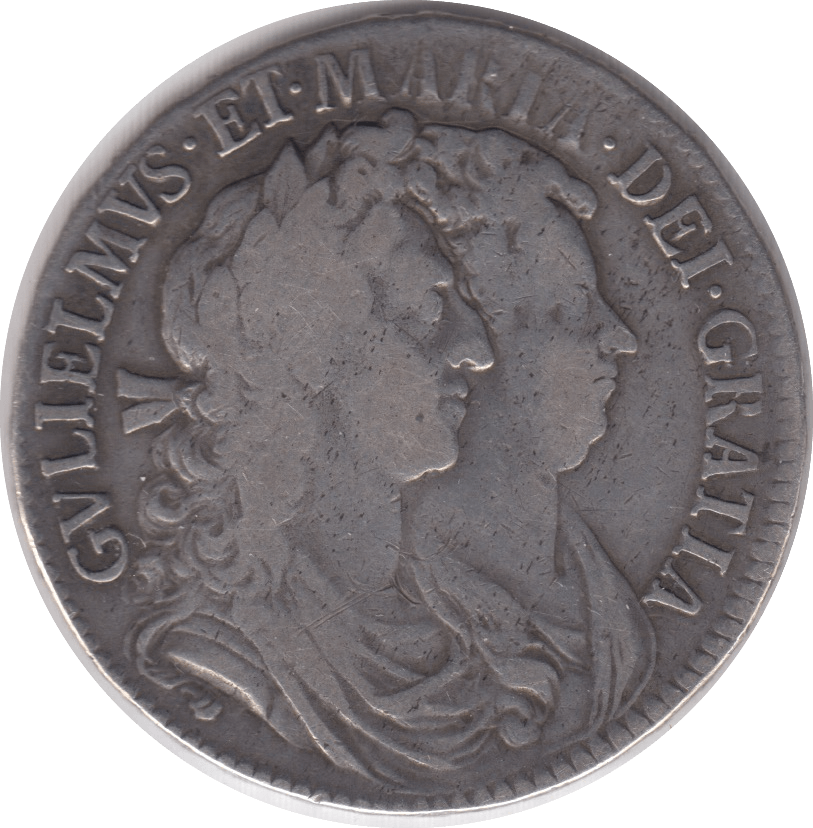 1689 HALFCROWN ( GF ) 3