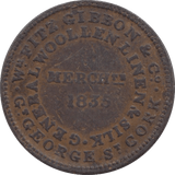 1835 CORK UNOFFICIAL FARTHING TOKEN ( REF 263 ) - Token - Cambridgeshire Coins