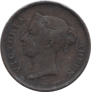 1845 EAST INDIA COMPANY ONE CENT - WORLD COINS - Cambridgeshire Coins