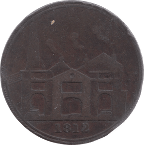 1812 PENNY TOKEN HULL LEAD WORKS