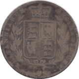 1850 HALFCROWN ( POOR ) 9 - Halfcrown - Cambridgeshire Coins