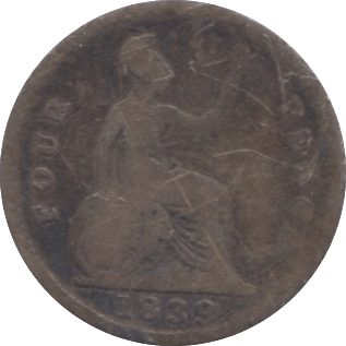 1839 FOURPENCE ( FAIR ) - Fourpence - Cambridgeshire Coins