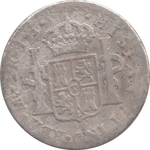 1802 SILVER MEXICO 2 ROULES