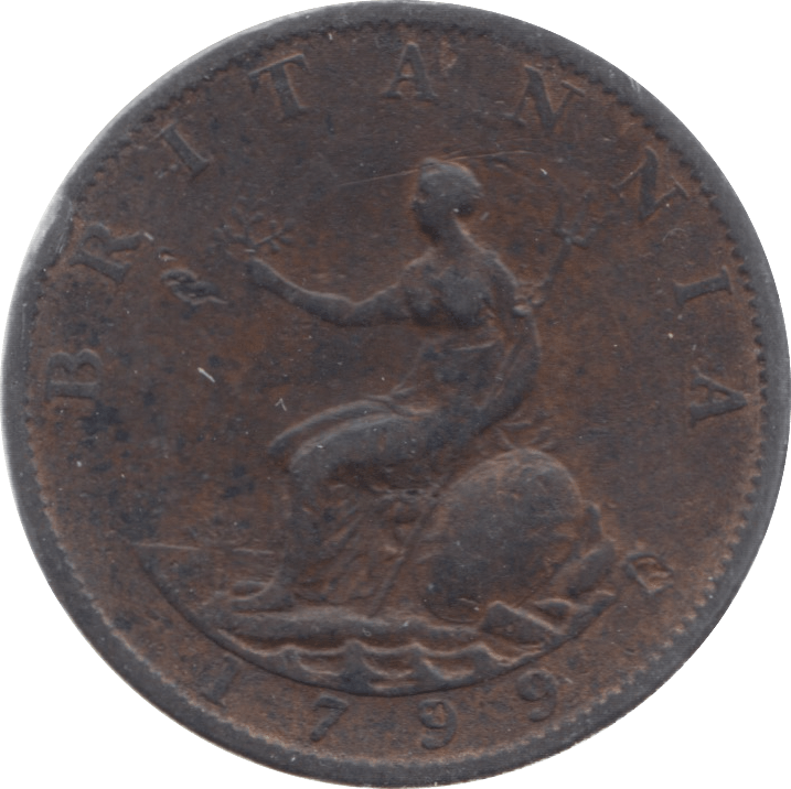 1799 HALFPENNY ( VF )