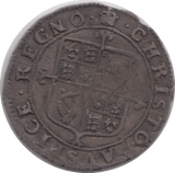 1660 - 1685  SILVER FOURPENCE ( GF ) CHARLES II