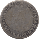 1830 BOLIVIA SILVER COIN - SILVER WORLD COINS - Cambridgeshire Coins