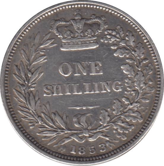 1853 SHILLING ( GVF ) 6 - Shilling - Cambridgeshire Coins