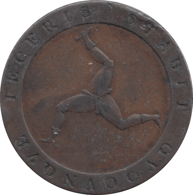 1813 ISLE OF MAN HALFPENNY