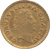 1800 GOLD THIRD GUINEA ( GVF ) GOLD GEORGE III