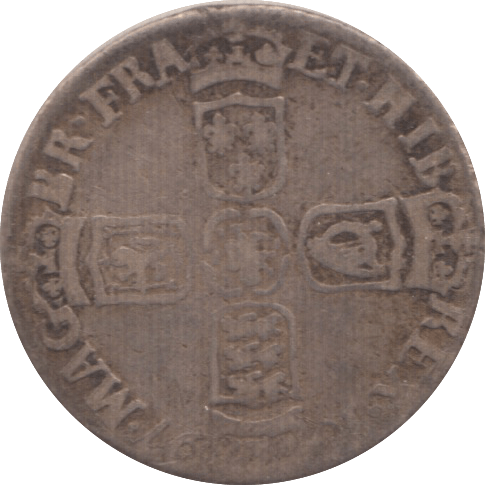 1697 SIXPENCE ( FAIR ) 4