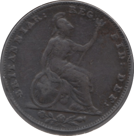 1853 FARTHING ( FINE ) 5 - Farthing - Cambridgeshire Coins