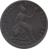 1853 FARTHING ( FINE ) 5 - Farthing - Cambridgeshire Coins