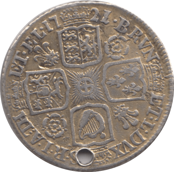 1721 SHILLING ( GF ) HOLED