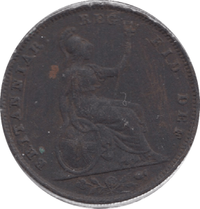 1848 FARTHING ( FINE ) - Farthing - Cambridgeshire Coins