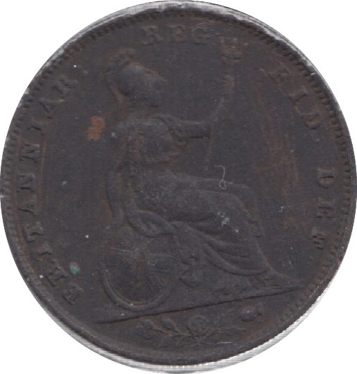 1848 FARTHING ( FINE ) - Farthing - Cambridgeshire Coins