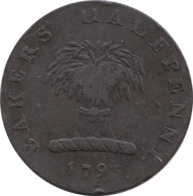 1795 Bakers Half Penny Token