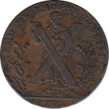 1791 Hull Half Penny Token