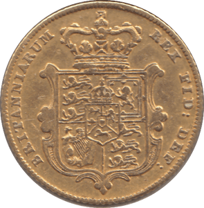 1827 GOLD HALF SOVEREIGN ( GVF ) - Half Sovereign - Cambridgeshire Coins