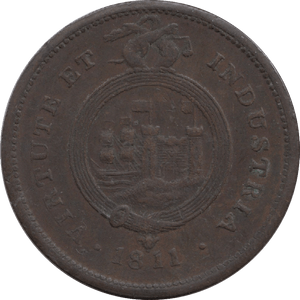 1811 Bristol & South Wales Penny Token