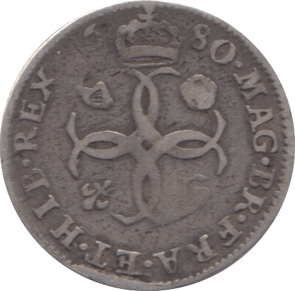 1680 MAUNDY FOURPENCE ( F ) 10