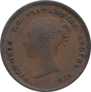 1844 HALF FARTHING ( VF ) 3 - Half Farthing - Cambridgeshire Coins