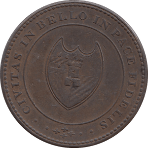 1811 Worcester City And County Halfpenny Token