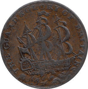 1795 Brunswick Halfpenny Token