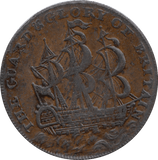 1795 Brunswick Halfpenny Token